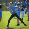 Haley Crain of Lakeland attends Southwest Florida’s first baseball camp for girls at Cool Today Park in North Port on Friday. [HERALD-TRIBUNE STAFF PHOTO / DAN WAGNER]